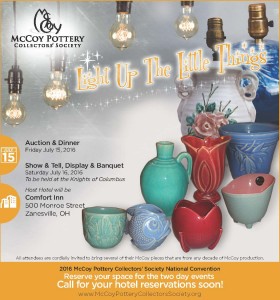2016 McCoy Pottery Collectors' Society National Convention Ad - Copy