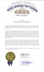 Ohio Senate Award