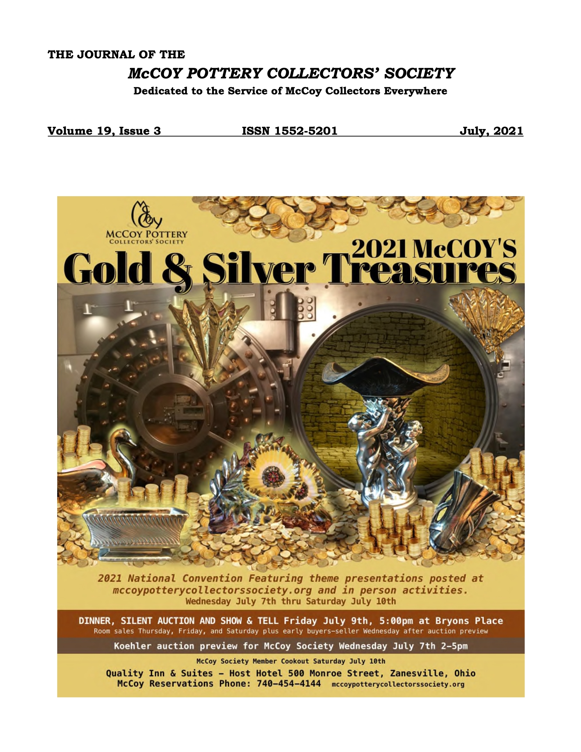 July 2021 Journal McCoy Pottery Collectors Society McCoy Pottery